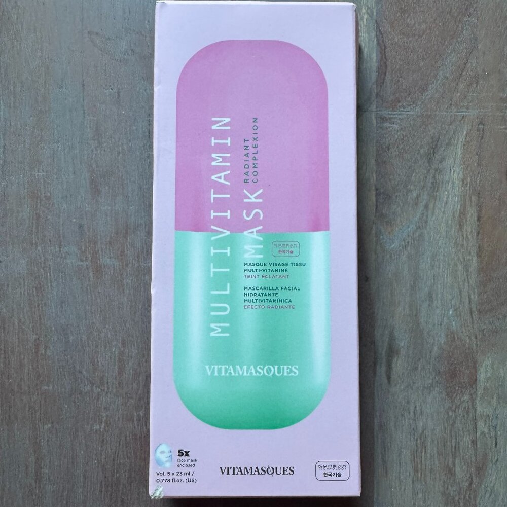 Vitamasques Multivitamin Masks (Pack of 5)